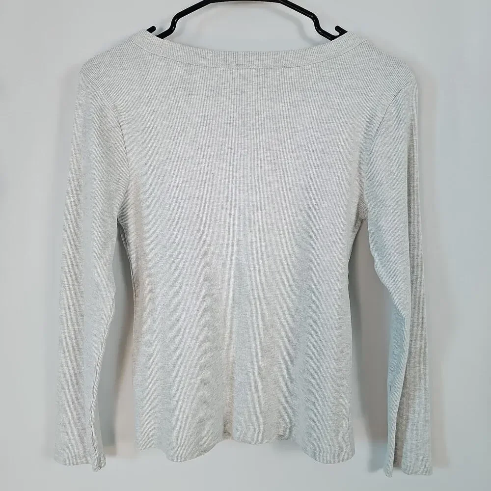 Old Navy Womens Sz. XL Petite,Ribbed Knit/V-neck/Long Sleeve Shirt/3-Pack Bundle